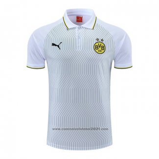 Camisola Polo del Dortmund 2022-2023 Branco Y Verde