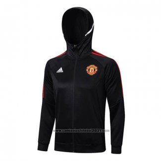 Jaqueta Hoodie Manchester United 2022-2023 Preto